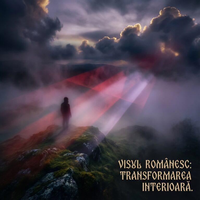 Vis despre a fi împușcat - siluetă în ceață simbolizând transformarea interioară