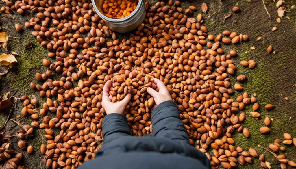 interpretare vis cu culesul nucilor de pe jos