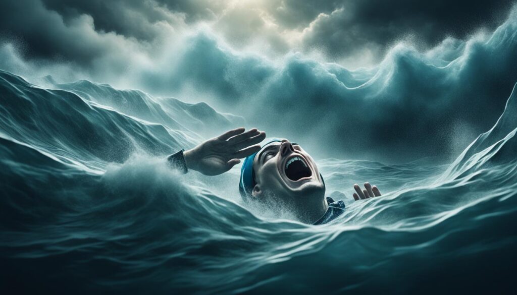 interpretare vis in care te ineci