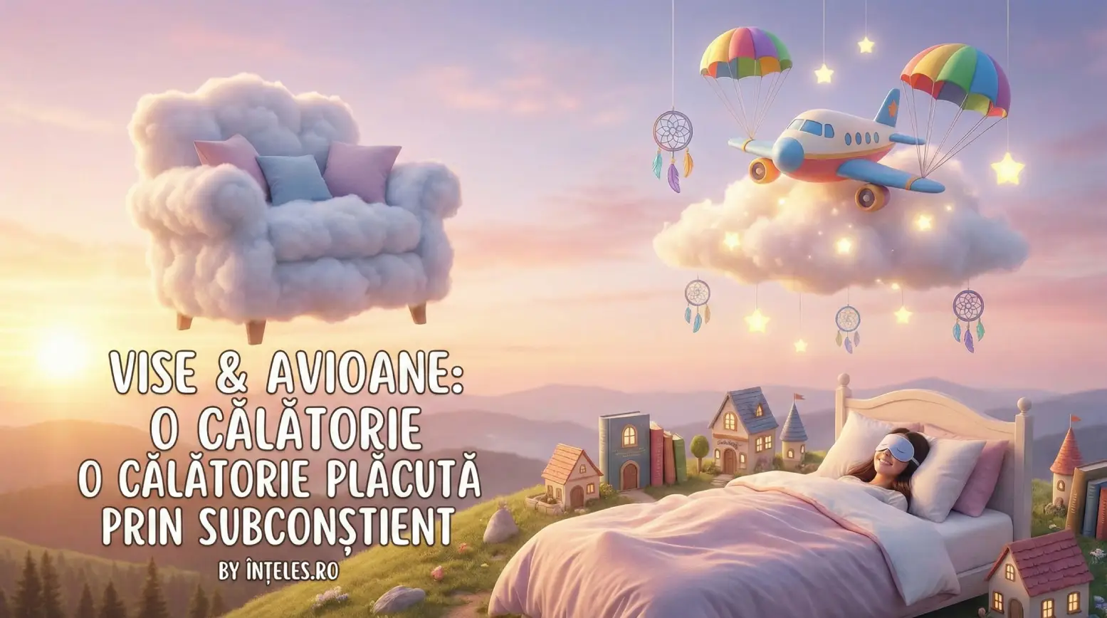 CE INSEAMNA CAND VISEZI CA SE PRABUSESTE UN AVION - DESEN ANIMAT GRAFIC