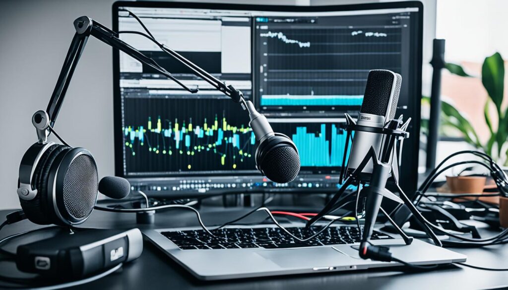 echipament podcasting