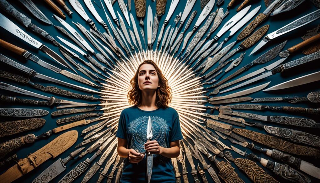 interpretare vis cuțit în context cultural