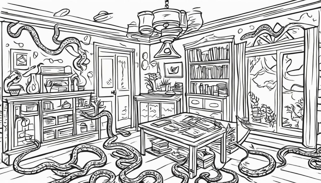 interpretare vise serpi în casă