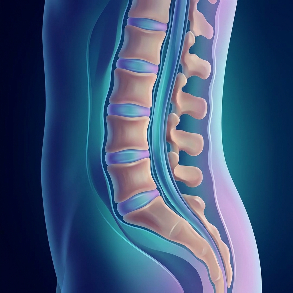 Vizualizare 3D a coloanei lombare prin RMN