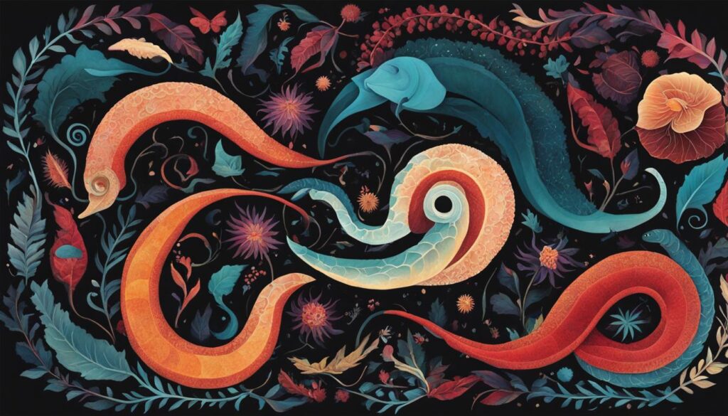 simbolismul viselor viermi