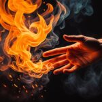 ce inseamna cand visezi foc si il stingi