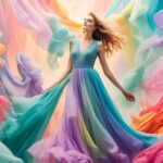 ce inseamna cand visezi haine colorate