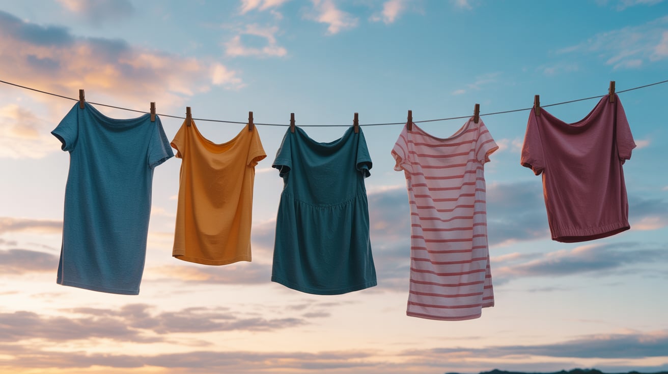 ce inseamna cand visezi haine intinse la uscat