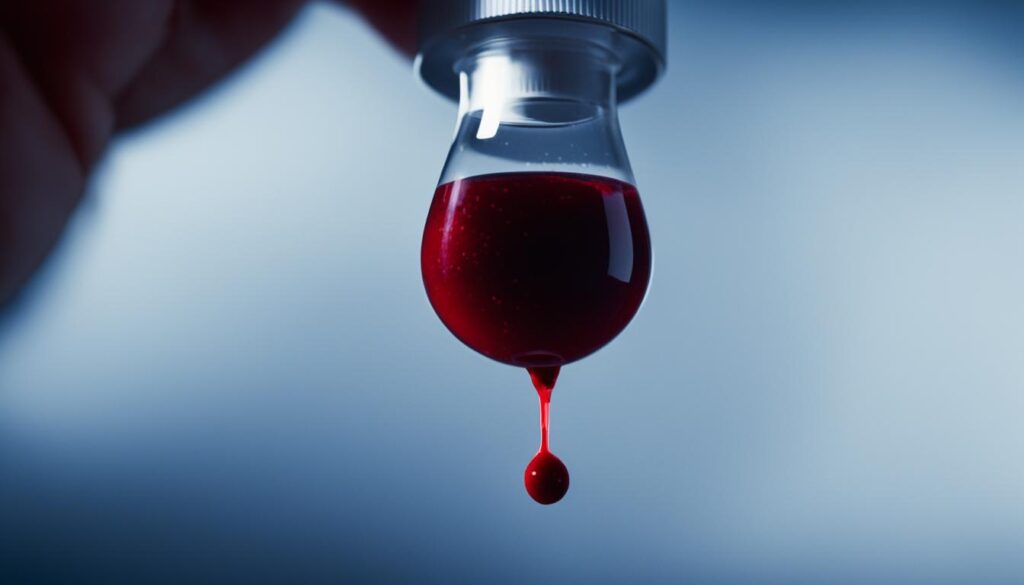 coagulare sange in vis