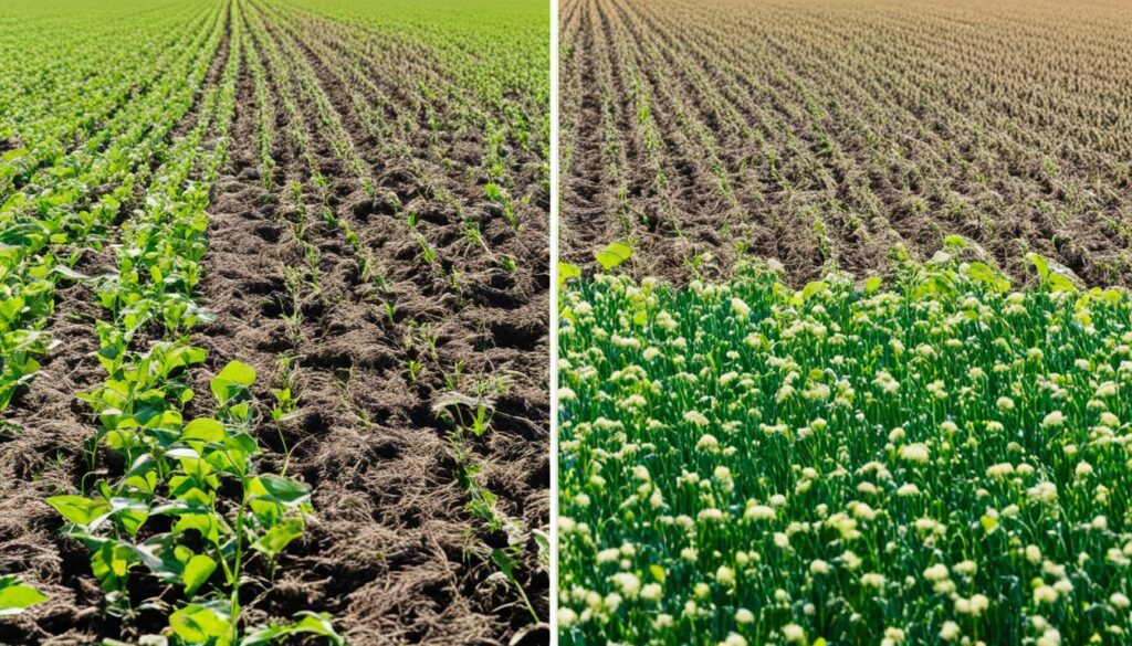 erbicide postemergente selective versus totale