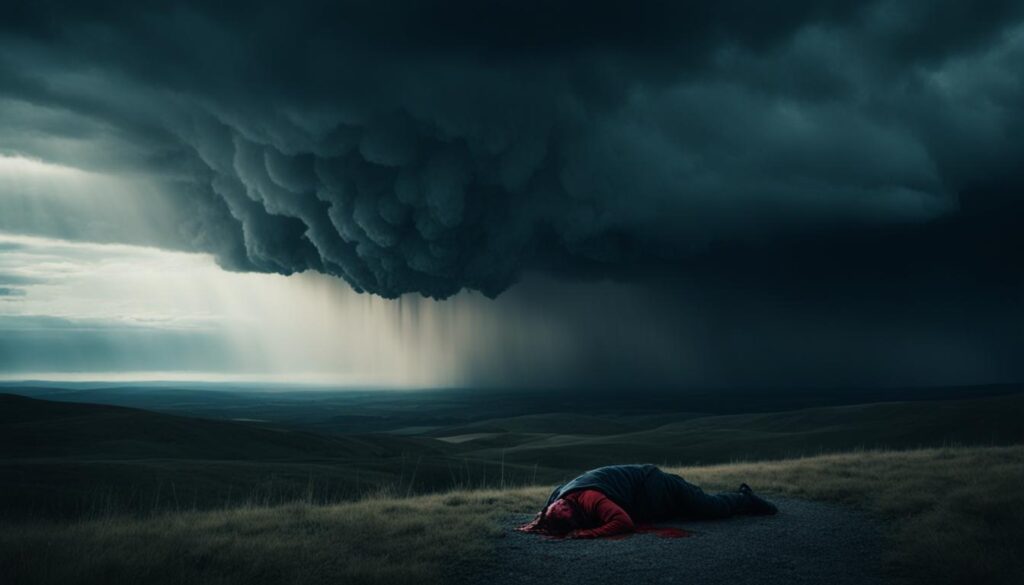 interpretare vis scuipat sange