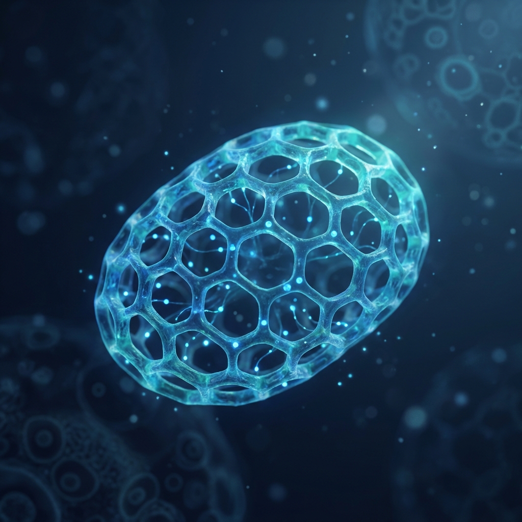 Biomateriale regenerative în medicina modernă - ilustrație futuristică hydrogel