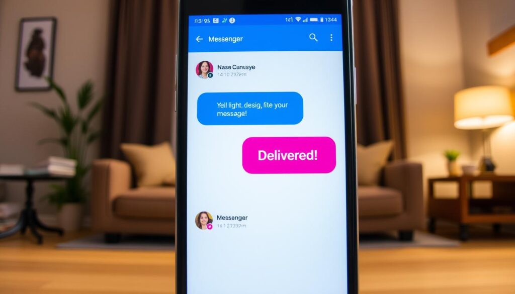 explicatie delivered pe messenger