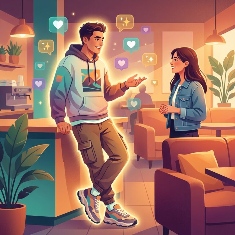 Ilustrație rizz - farmec și carismă Gen Z explicat