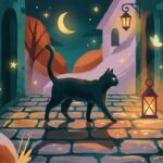 Pisică neagră care traversează drumul — superstiție despre ghinion și origini medievale