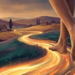 Ce Înseamnă Când Te Mănâncă Talpa — Superstiții și Cauze Reale Tălpi goale pe un drum mistic — superstiția tălpii în cultura românească