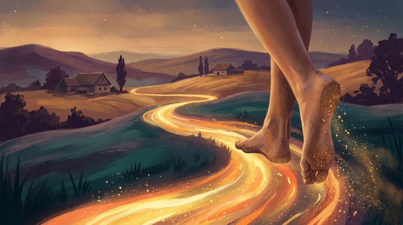 Tălpi goale pe un drum mistic — superstiția tălpii în cultura românească