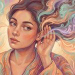 Ce înseamnă când te mănâncă urechea — superstiții și cauze reale Femeie atingându-și urechea - superstiții românești despre mâncărimea urechii