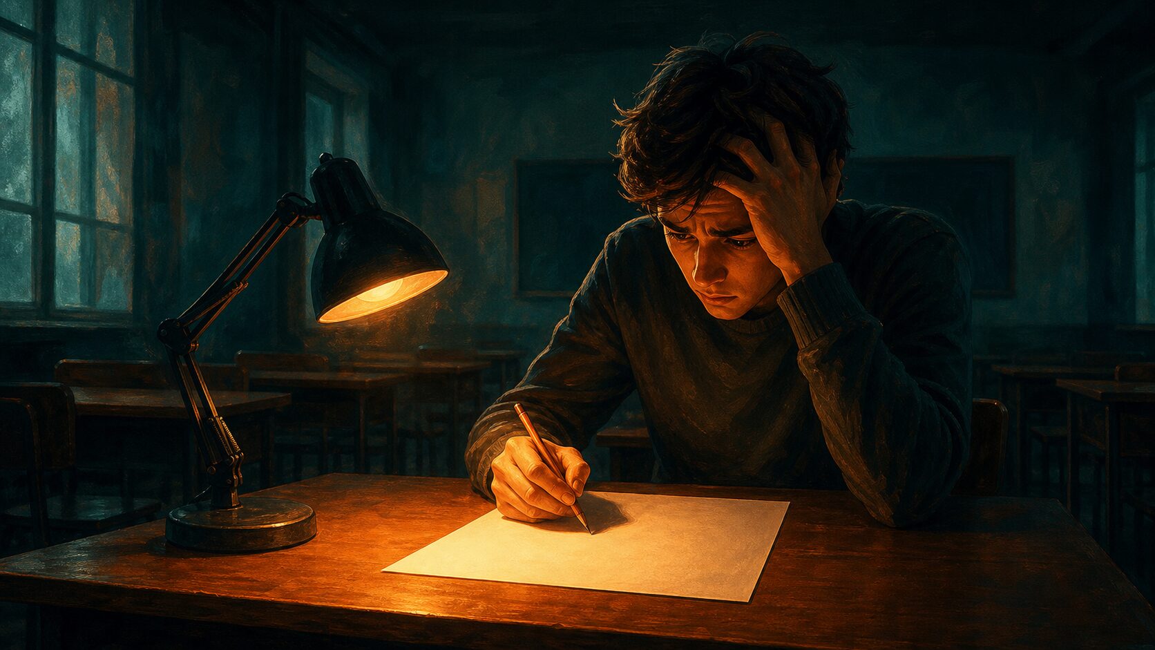 Ce înseamnă când visezi că pici un examen: anxietate, nu profeție